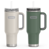 40oz Cup Holder Mug Bundle - Sandstone & Alpine Green